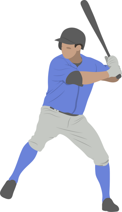 Baseball Player Hitter.